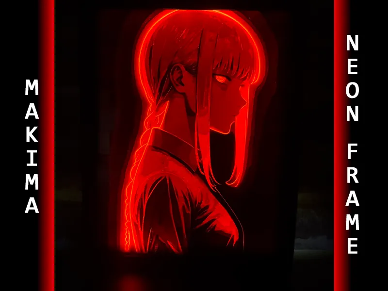 MAKIMA - CHAINSAW MAN | NEON FRAME
