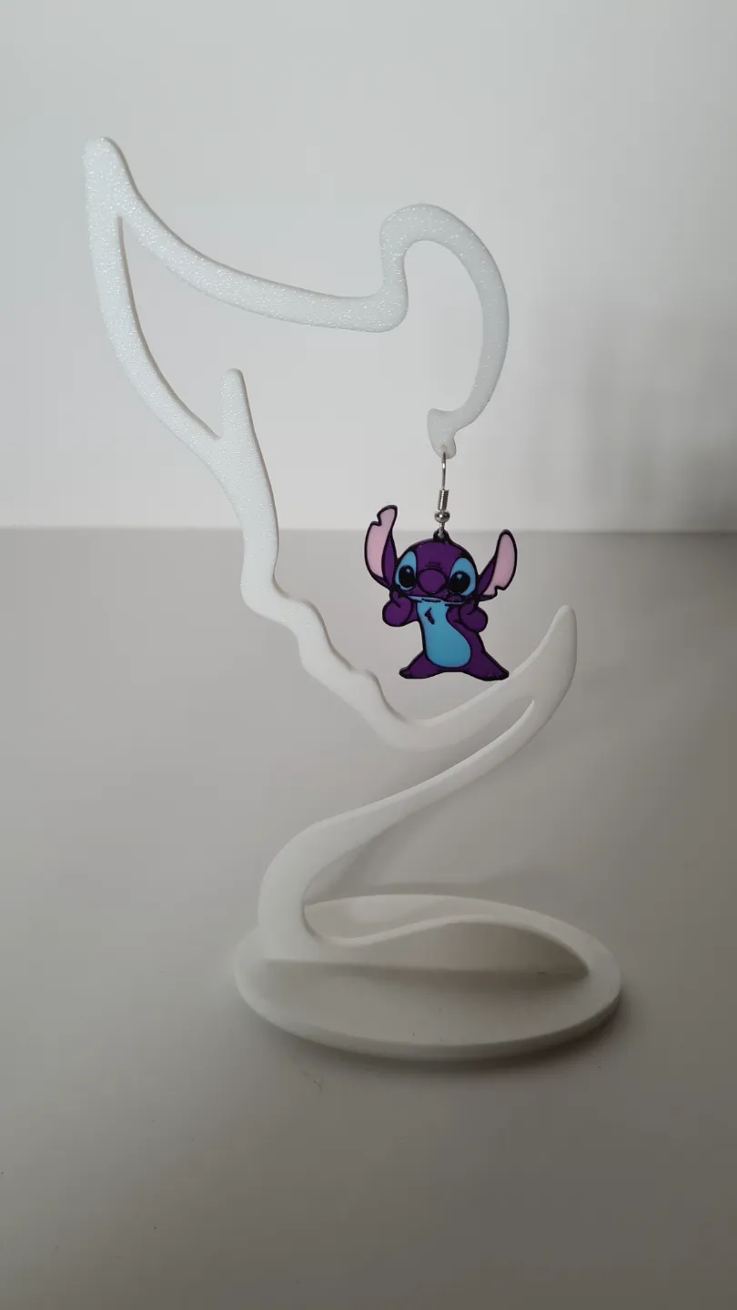 Earrings Angel & Stitch view 2