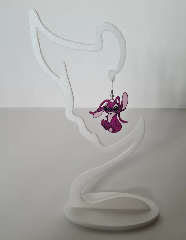 Earrings Angel & Stitch
