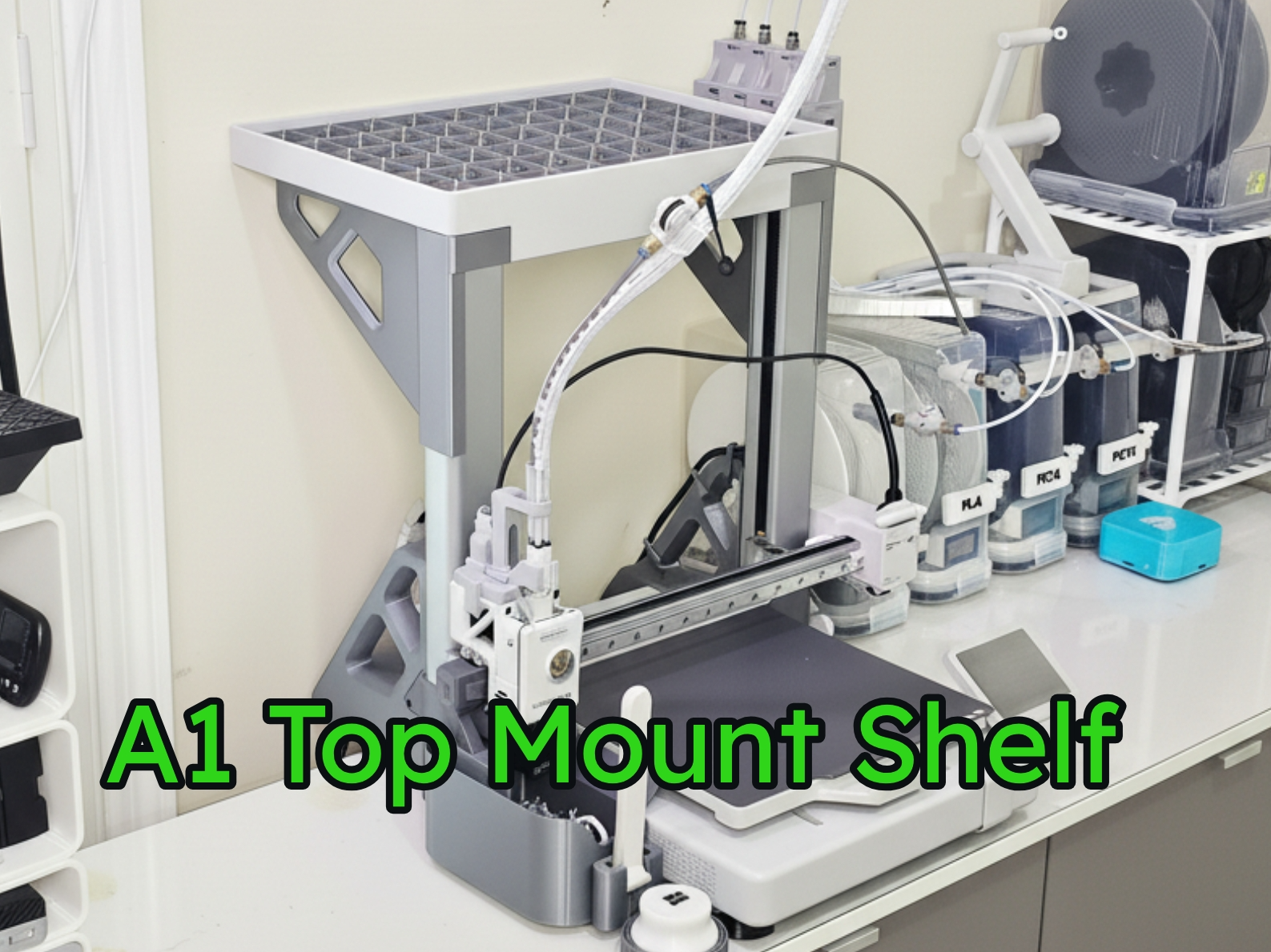 A1 Z-Axis Gantry Top Mount Storage Tray
