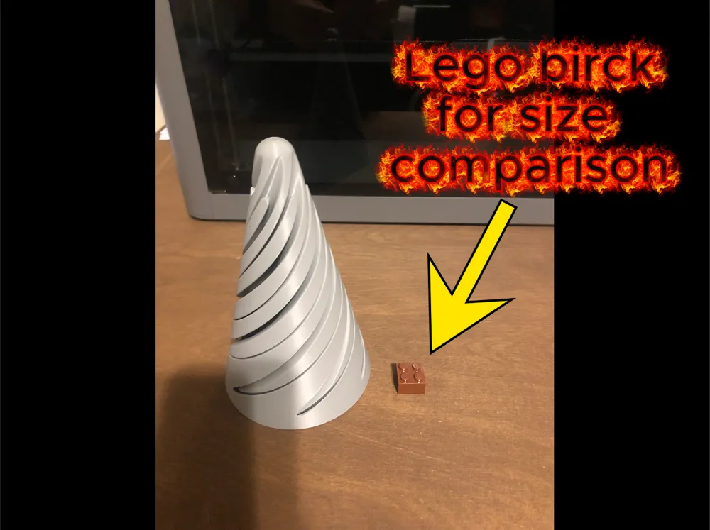 Giant spiral cone fidget - Free 3D Print Model - MakerWorld