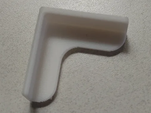 Corner Bracket for wall mounting collectible cards