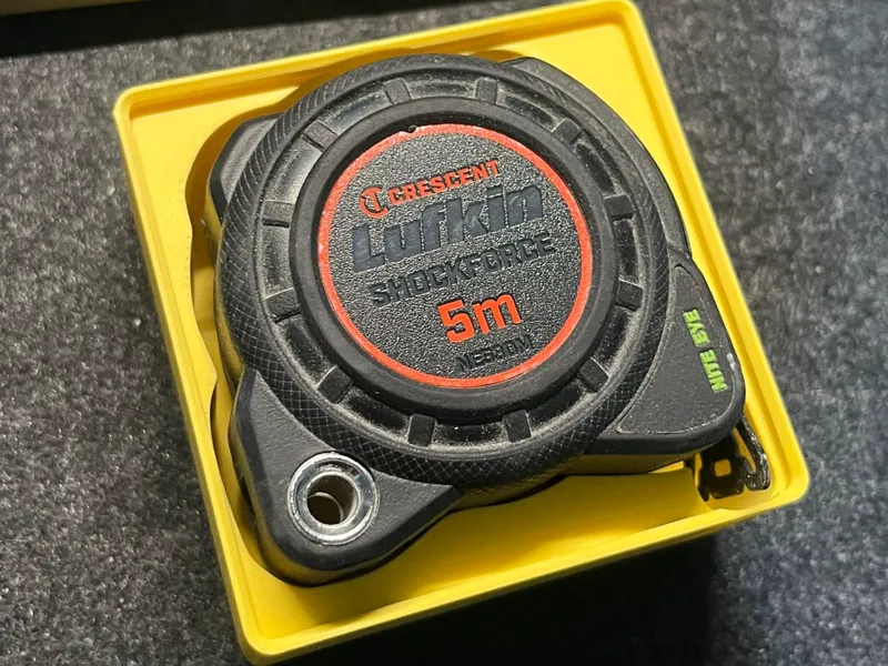 Gridfinity Bin for Lufkin 5m Measuring Tape