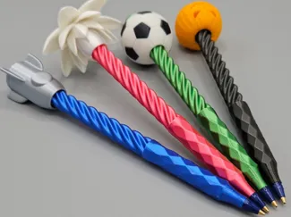 Customizable Snap-On Fidget Pen