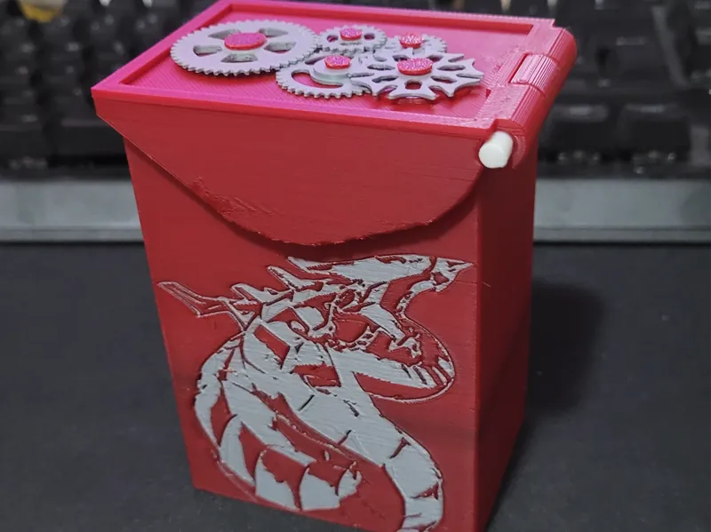 Scatola per Deck di Yu-Gi-Oh a Tema Cyber Drago