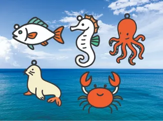 Llaveros Animales del mar