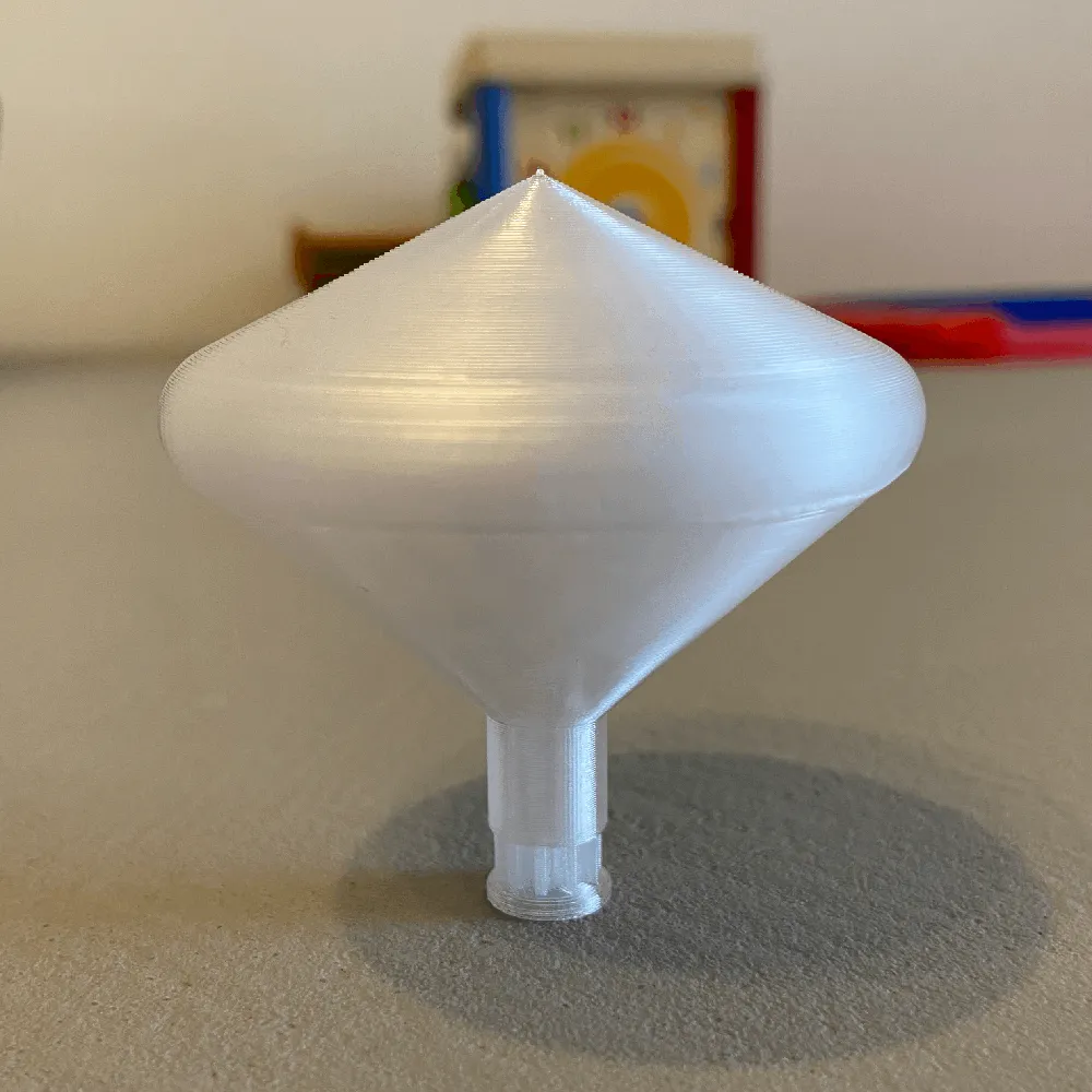 Spinning Top Pull-Cord Pull-String toy game Remixed by B8-Lab - MakerWorld