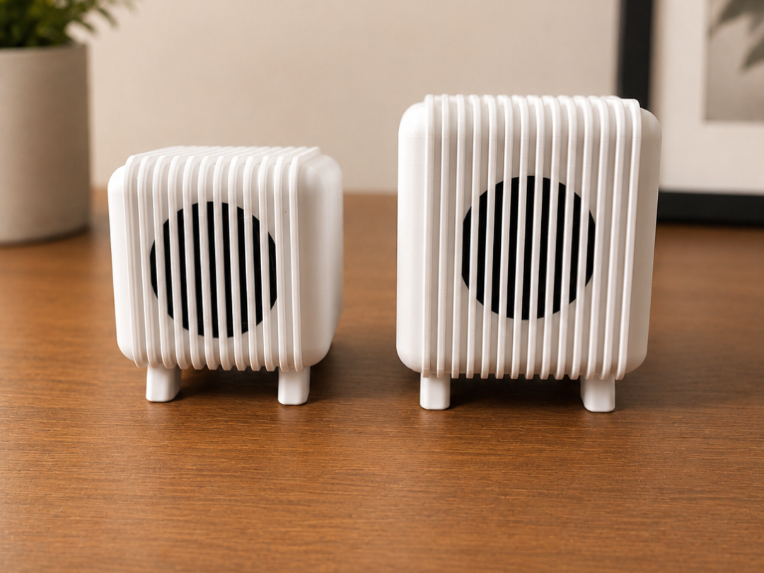 Retro Desktop Speaker Enclosure (T6300 Inspired)