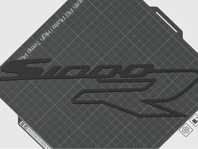 S1000R Logo als Wanddekoration