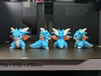 Cute Fire Dragon by Transform3DAU - MakerWorld