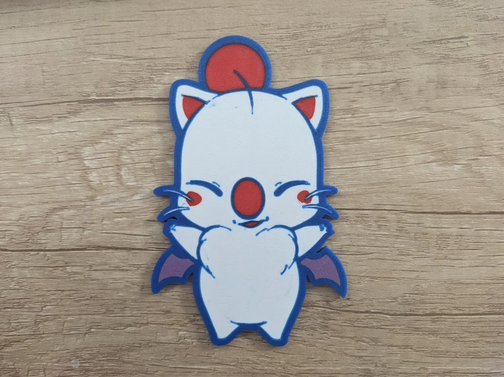 Moogle Final Fantasy Wall Art by Sitsero MakerWorld: Download Free 3D ...
