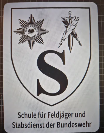Plakette Schule für Feldjäger und Stabsdienst