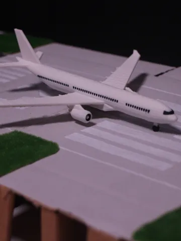 Modelo para impresión 3D: 1/400 A332 & A333 — vista de referencia 2