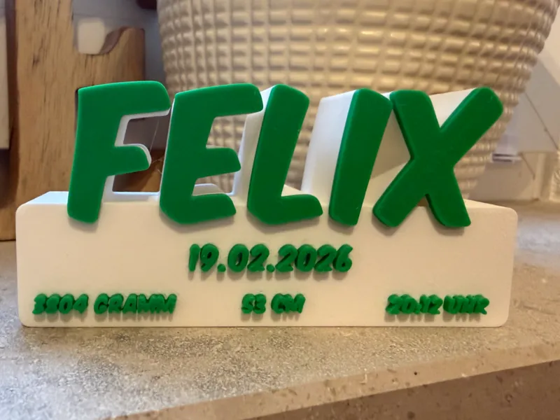 Felix Geburtsgeschenk