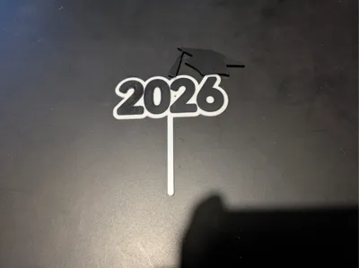 2026 Cake Topper 