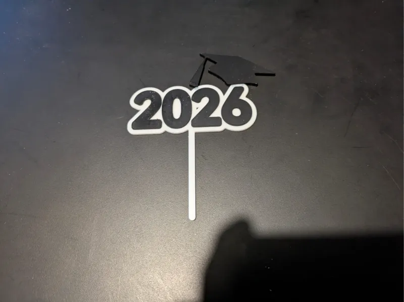 2026 Cake Topper 