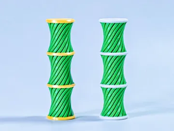 Modelo para impresión 3D: 三节竹 能重复螺旋穿越的解压玩具 一体打印 TD1-16三竹节 — vista de referencia 3