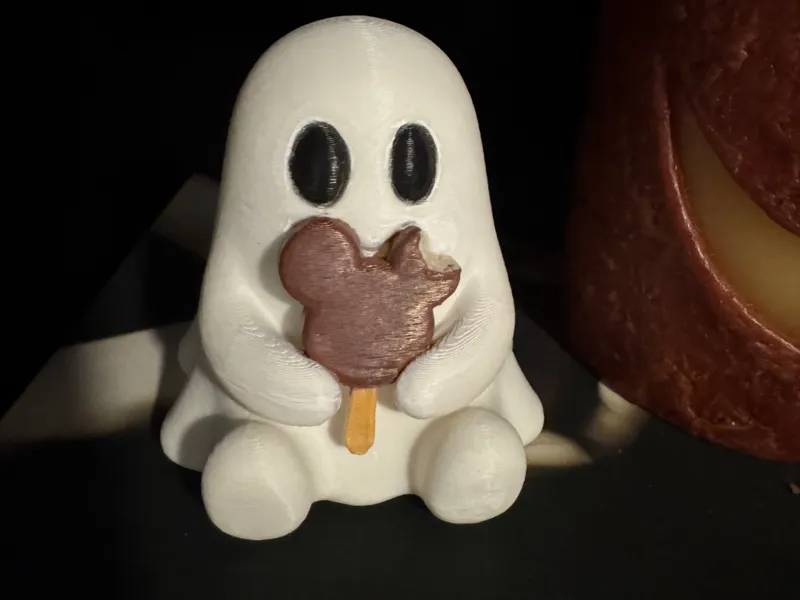 Ghost with Mickey Ice Cream