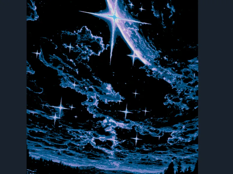 Night moon bookmark ( HueForge)