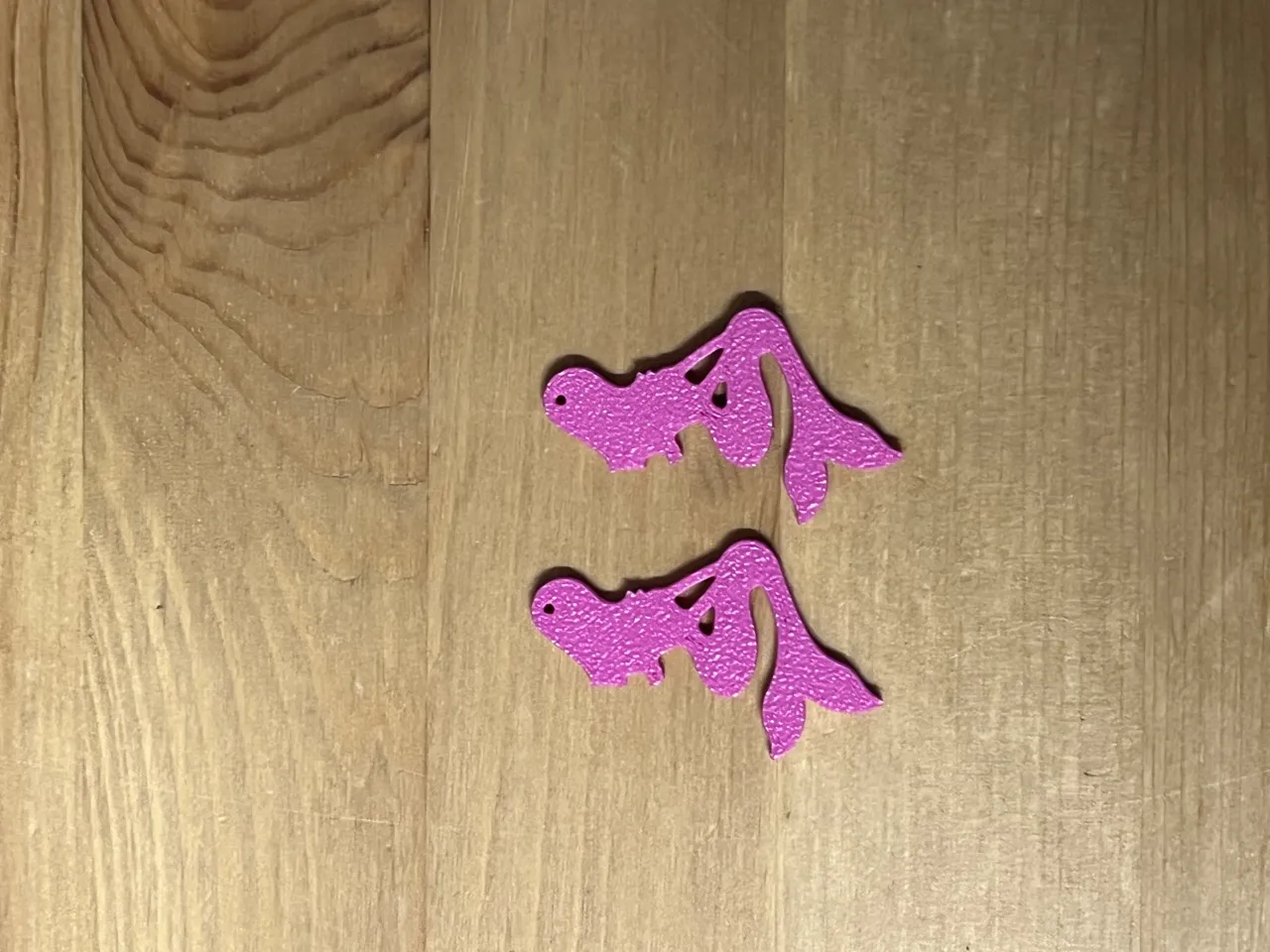 mermaid earrings view 2