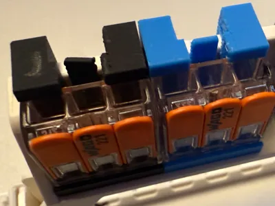 Adapter for WAGO 221-413 for Hager GZ*S rail