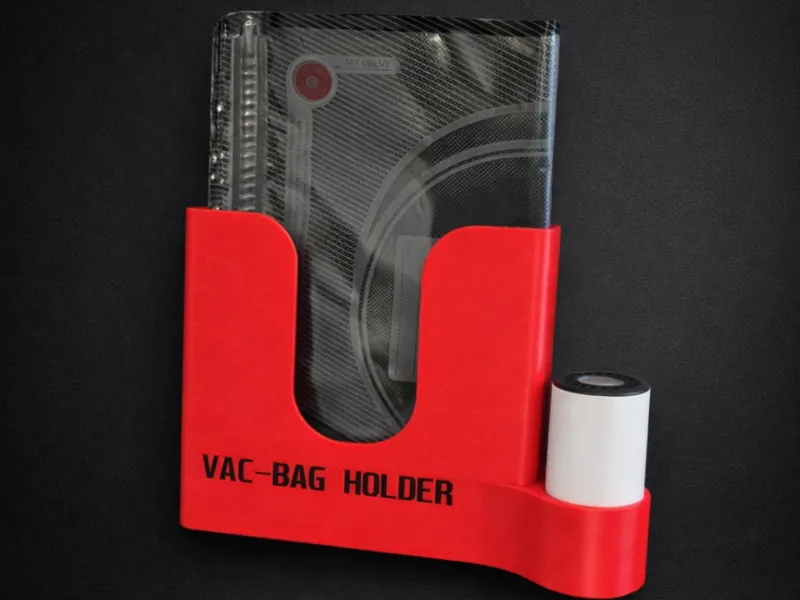 Vacuum Bag and Pump Wall Mount Holder