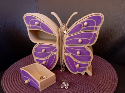 butterfly drawer jewelry box