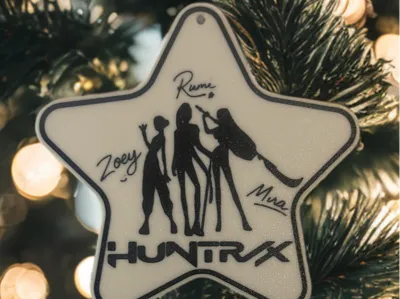 K POP Demon Hunters Hutrix Christmas Ornament
