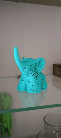 Éléphant Voronoï — photo 4