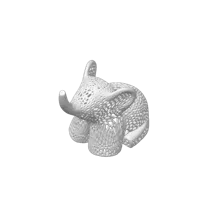 Éléphant Voronoï — photo 5