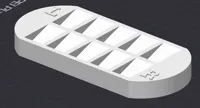 Both slots angled downward
