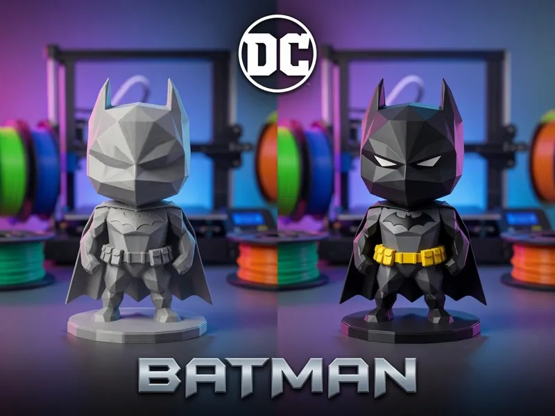 Batman – Low-Poly Chibi