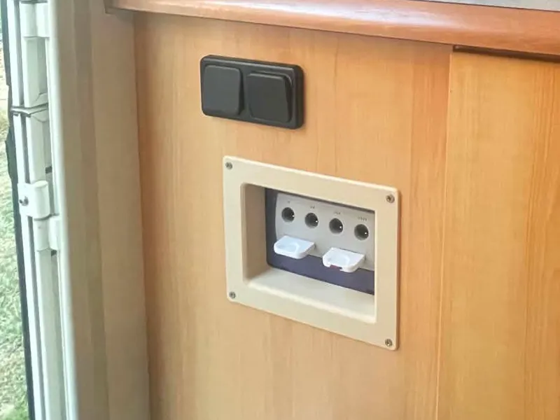 Built-in Gamecube panel