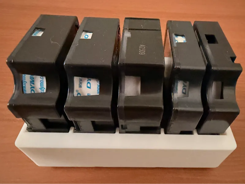 Gridfinity 2x3 Dymo D1 Label Cartridge Holder