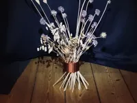 Vase fleur torsadé — photo 2