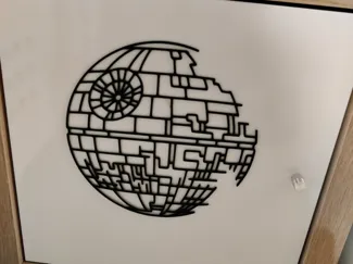 Star Wars Death Star wall decoration 
