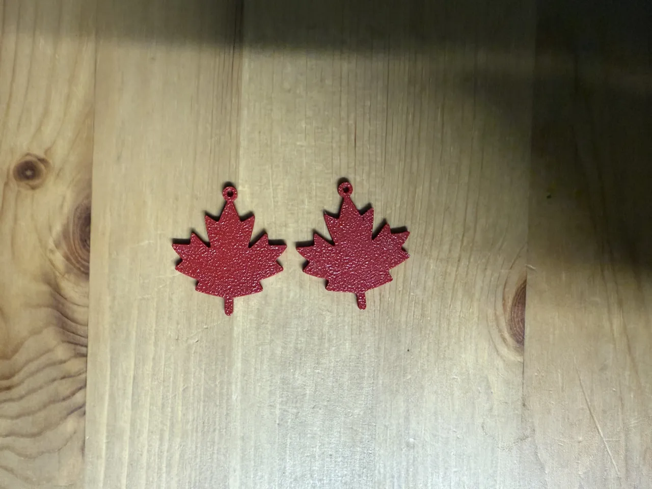 Maple Leaf Earrings view 2