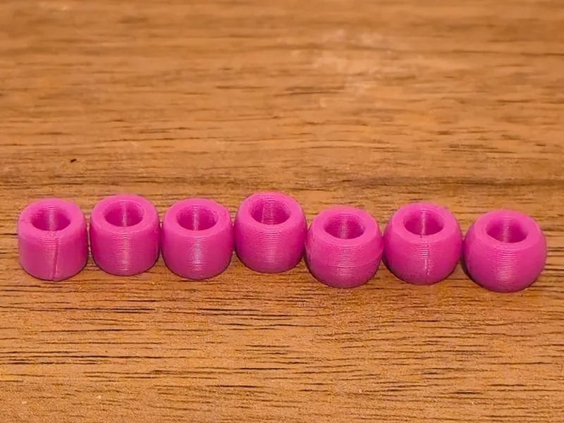 Round Pony Beads, Various Radii