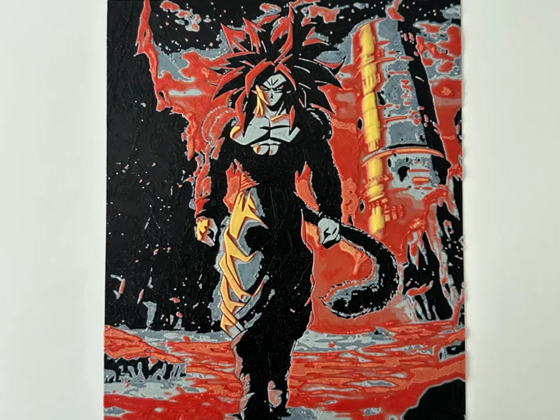 Son Goku SSJ4 Hueforge