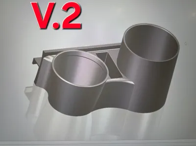 Skoda octavia 3 coffee cup and bottle organizerV.2