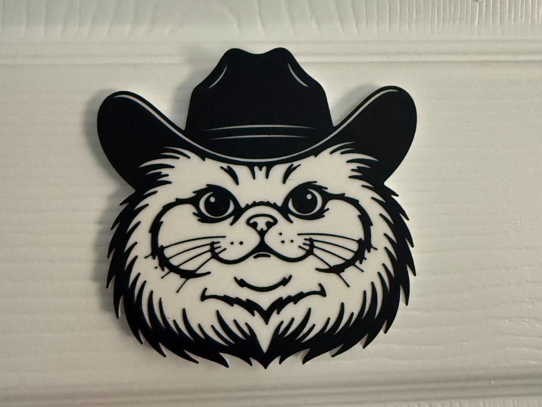 COWBOY CAT COASTER 