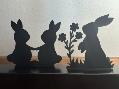 Easter - Bunny - Standing Decor set