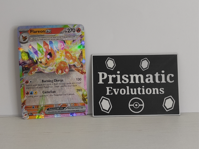 Pokémon Prismatic Evolutions Card Divider