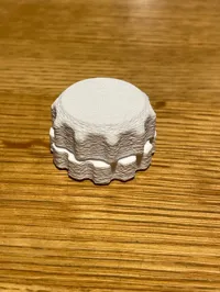 Improved grip - fuzzy skin on screw cap and bottom part