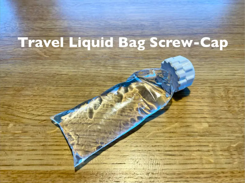 Travel Liquid Bag Screw-Cap (Leak-Proof)