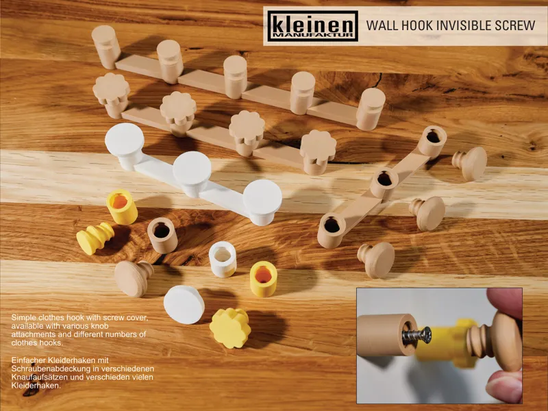 Wall Hook Clothes Hooks Wardrobe invisible Screw 