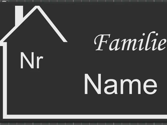 Briefkastenschild