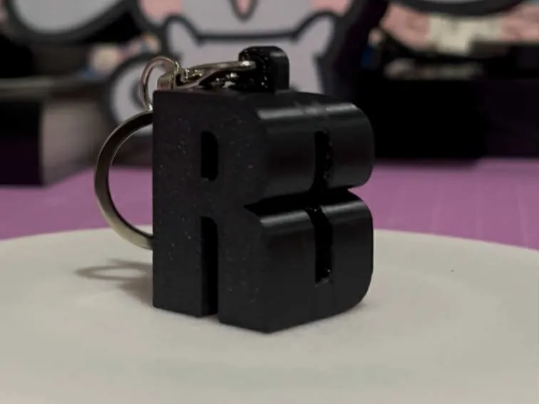 3D name initials