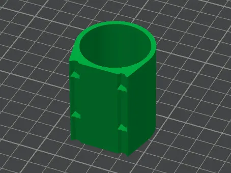Pegboard Cylinder Holder 1.390x1.900