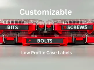 Customizable Milwaukee Low Profile Handle Label